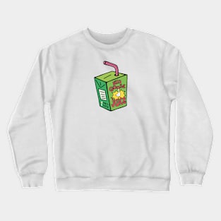 Silly Goose Juice Retro Green Crewneck Sweatshirt